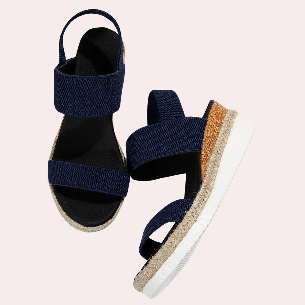 Comfortable Ladies Sandals for Every Day - Noa-Blue-3-State of Style