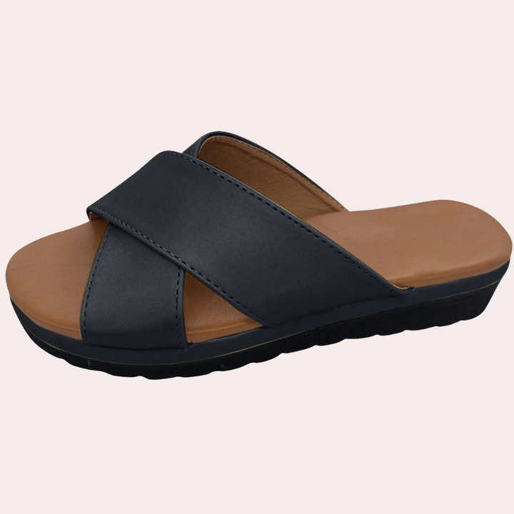 Comfortable Ladies' Sandals - Nova-Black-3-State of Style