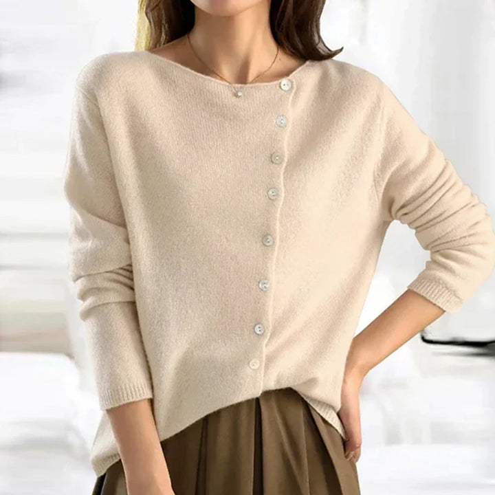 Comfortable Ladies Sweater - Ivy-Beige-S-State of Style