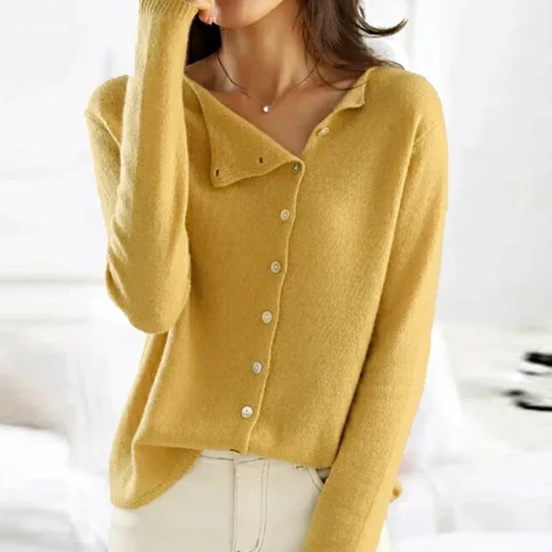 Comfortable Ladies Sweater - Ivy-Yellow-S-State of Style