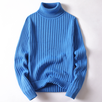Comfortable Ladies Sweater - Mila-Blue-M-State of Style