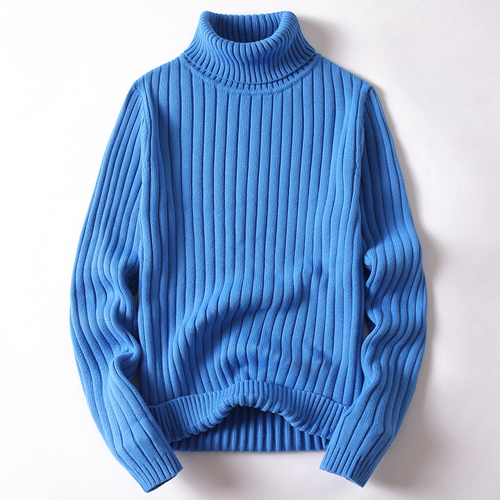 Comfortable Ladies Sweater - Mila-Blue-M-State of Style