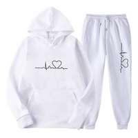 Comfortable Ladies Training Suit - Lyra-White-S-State of Style