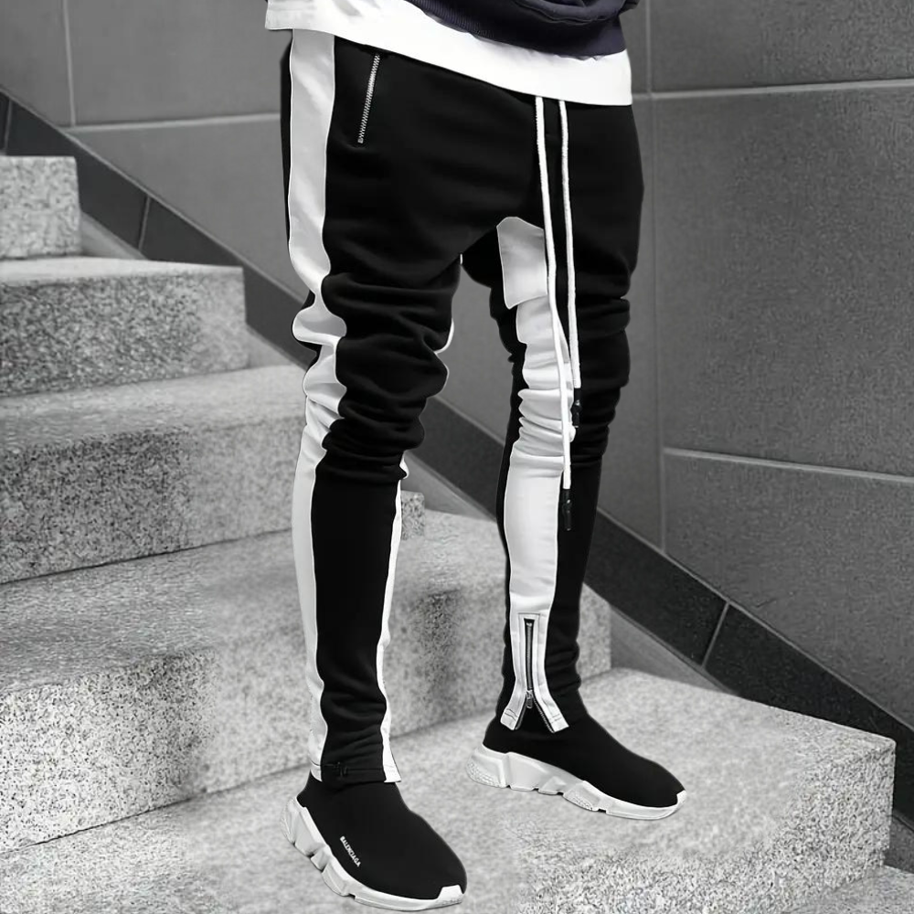 Comfortable Lightweight Jogging Trousers - Finn-Black-S-State of Style