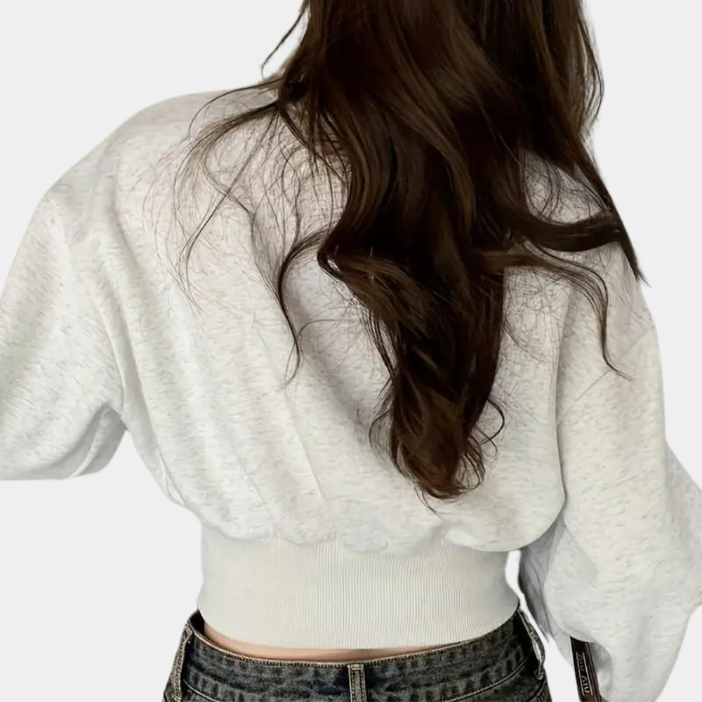 Comfortable Loose Fit Women's Sweater - Emma-Light Grey-XS-State of Style