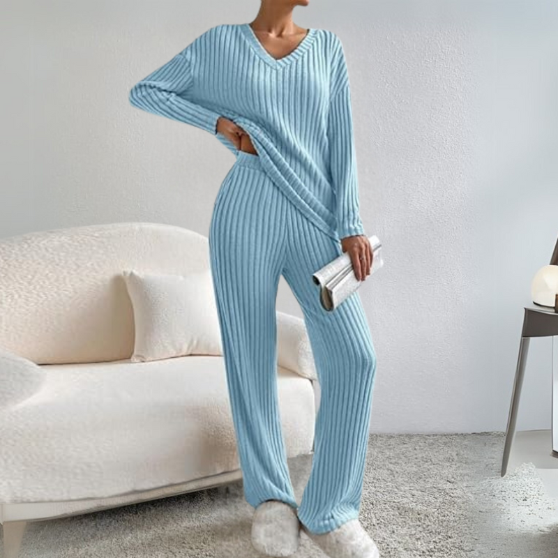 Comfortable Lounge Set for Women - Maren-Blue-XS-State of Style