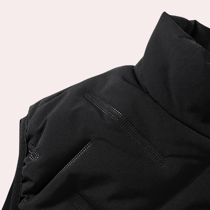 Comfortable Men's Bodywarmer - Daan-Black-S-State of Style