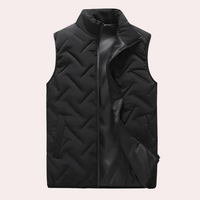 Comfortable Men's Bodywarmer - Daan-Black-S-State of Style