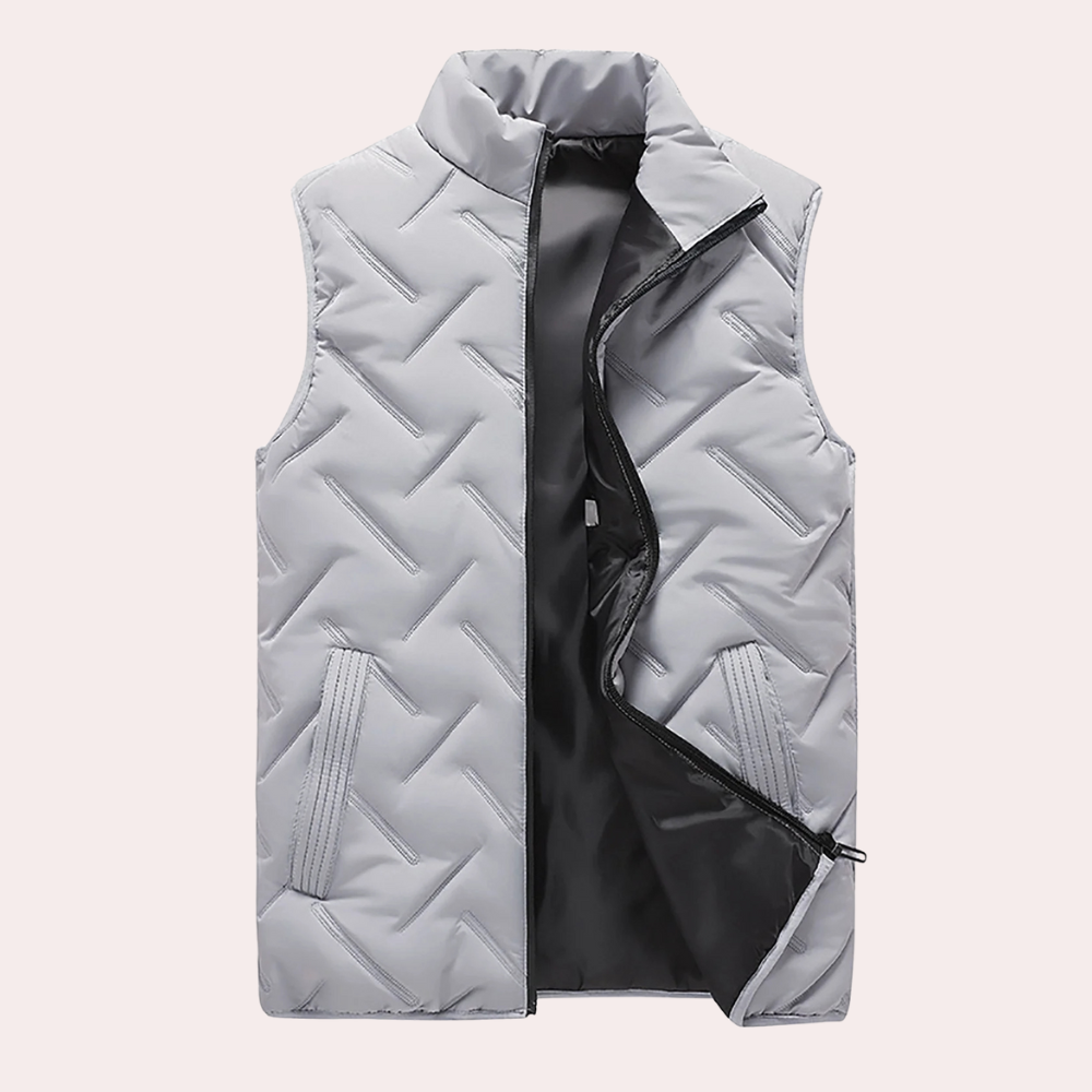 Comfortable Men's Bodywarmer - Daan-Grey-S-State of Style