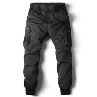 Comfortable Men's Cargo Trousers - Hunter-Black-29-State of Style