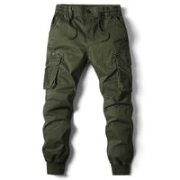 Comfortable Men's Cargo Trousers - Hunter-Green-29-State of Style