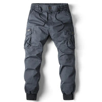 Comfortable Men's Cargo Trousers - Noah-Blue Grey-29-State of Style