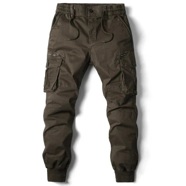 Comfortable Men's Cargo Trousers - Noah-Coffee-29-State of Style