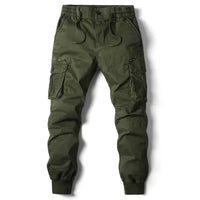 Comfortable Men's Cargo Trousers - Noah-Olive Green-29-State of Style