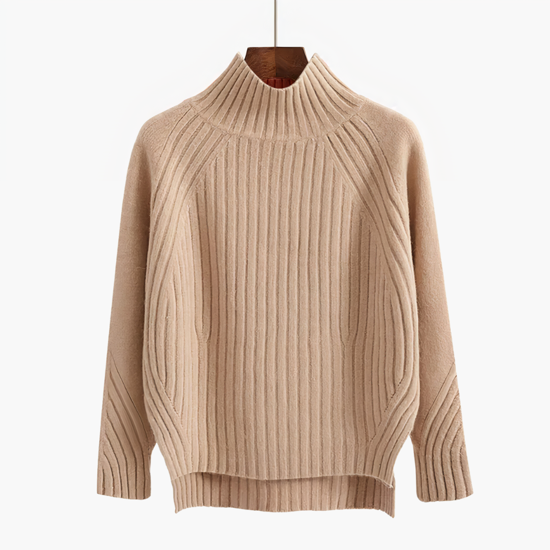 Comfortable Men's Crew Neck Jumper - Ruben-Beige-S-State of Style