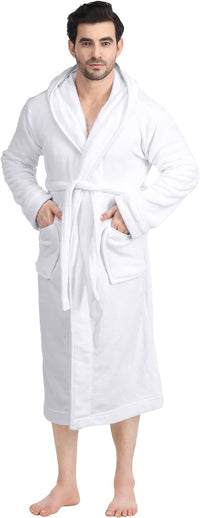 Comfortable Men's Fleece Bathrobe - Harry-Black-S/M-State of Style