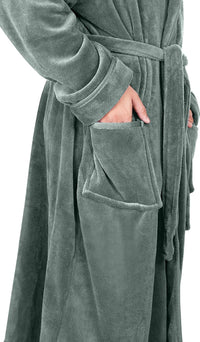 Comfortable Men's Fleece Bathrobe - Harry-Black-S/M-State of Style