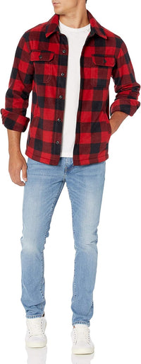 Comfortable Men's Fleece Shirt - Max-Black-S-State of Style