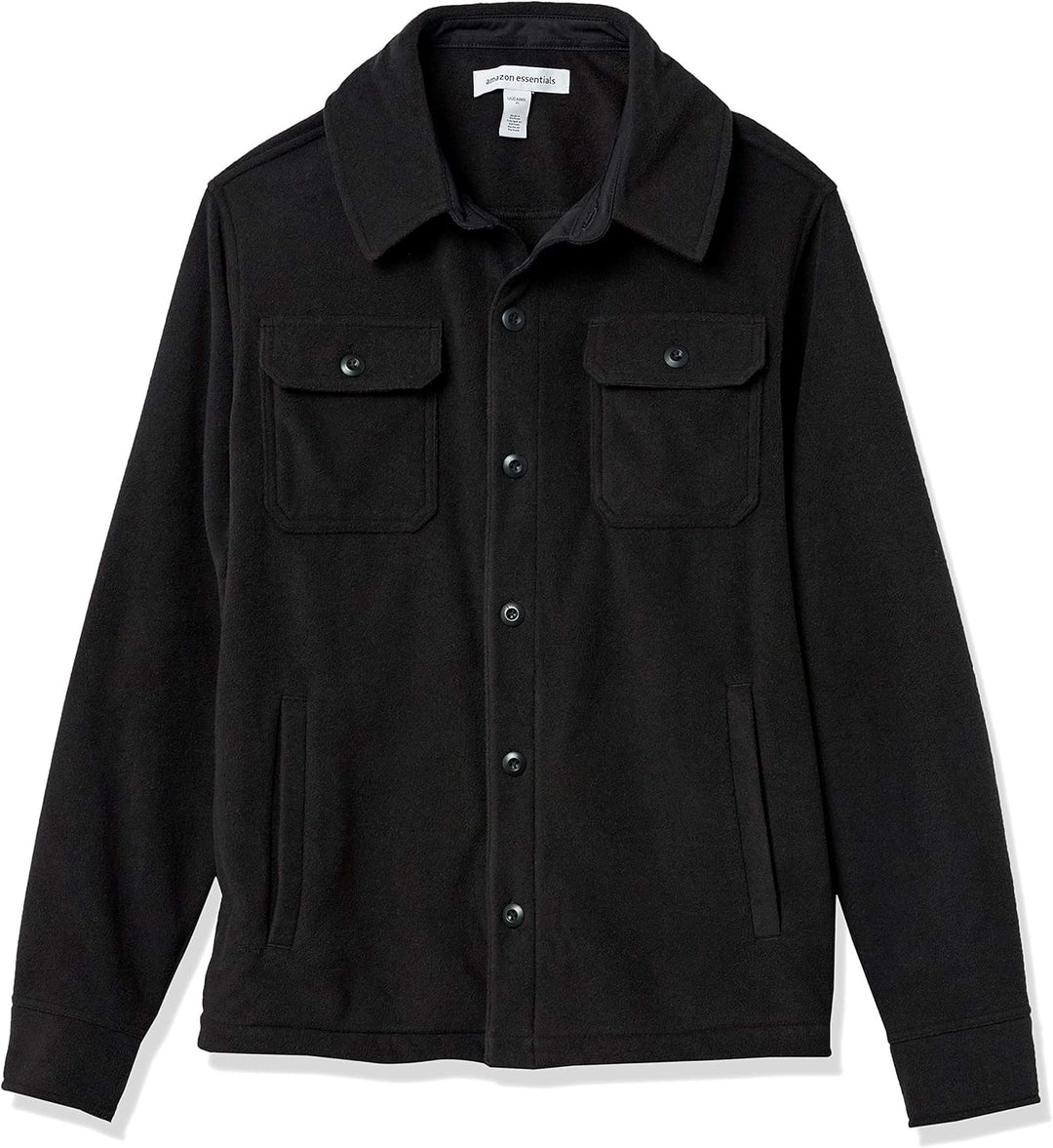 Comfortable Men's Fleece Shirt - Max-Black-S-State of Style