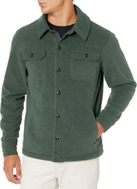 Comfortable Men's Fleece Shirt - Max-Green-S-State of Style