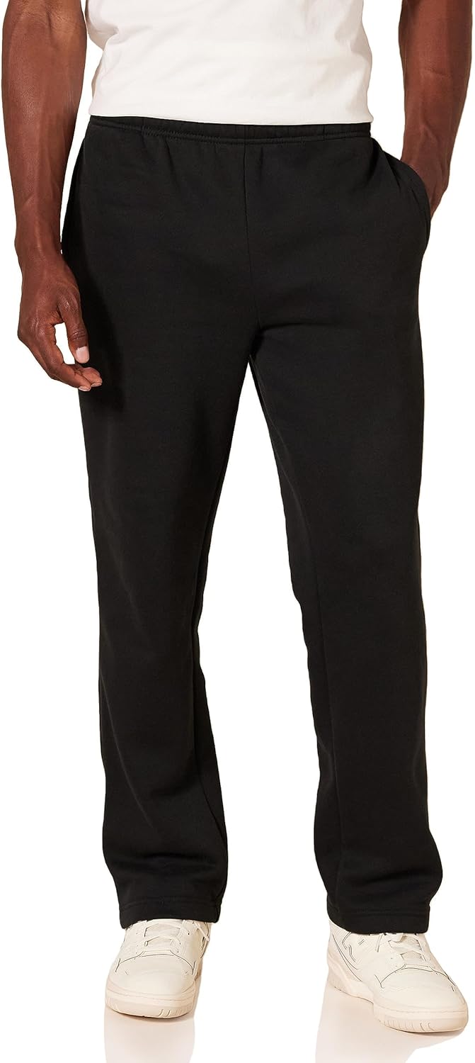 Comfortable Men's Fleece Sweatpants - Luca-Black-S-State of Style