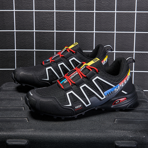 Comfortable Men's Hiking Shoes - Maxim-Black-7-State of Style