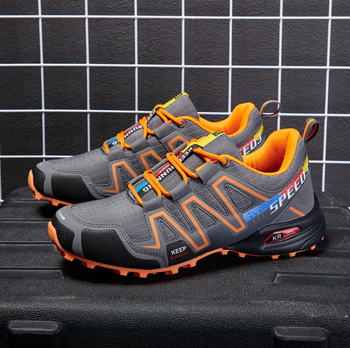 Comfortable Men's Hiking Shoes - Maxim-Orange-7-State of Style