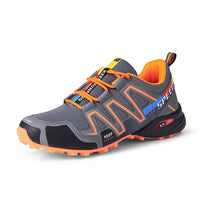 Comfortable Men's Hiking Shoes - RoverTrail-Orange-Grey-6-State of Style
