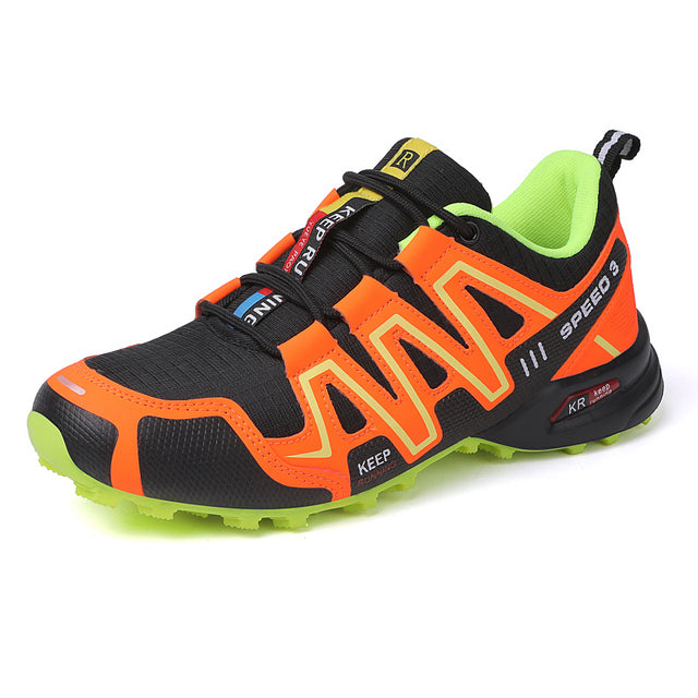 Comfortable Men's Hiking Shoes - RoverTrail-Orange-Yellow-6-State of Style