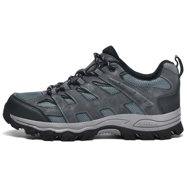 Comfortable Men's Hiking Shoes - TerraTrek-6-Grey-State of Style