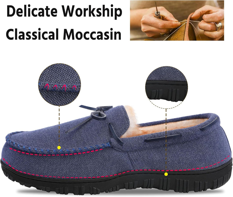 Comfortable Men's Slippers - David-Black (Leather)-8.5-State of Style