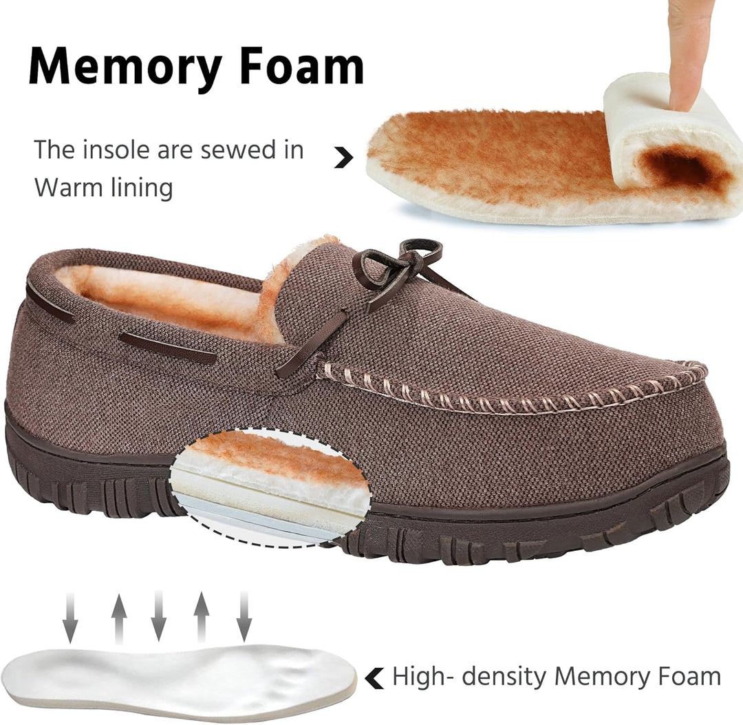 Comfortable Men's Slippers - David-Black (Leather)-8.5-State of Style