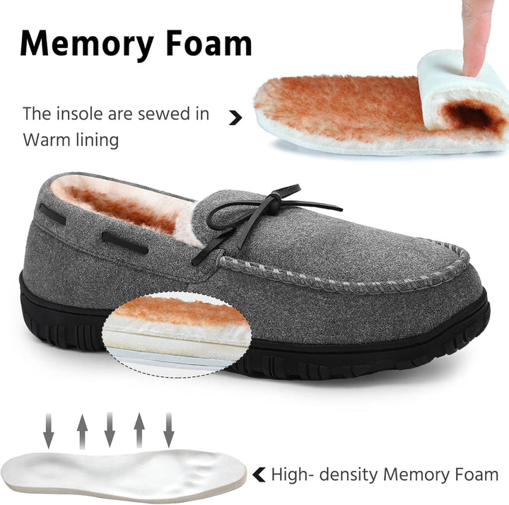 Comfortable Men's Slippers - David-Black (Leather)-8.5-State of Style