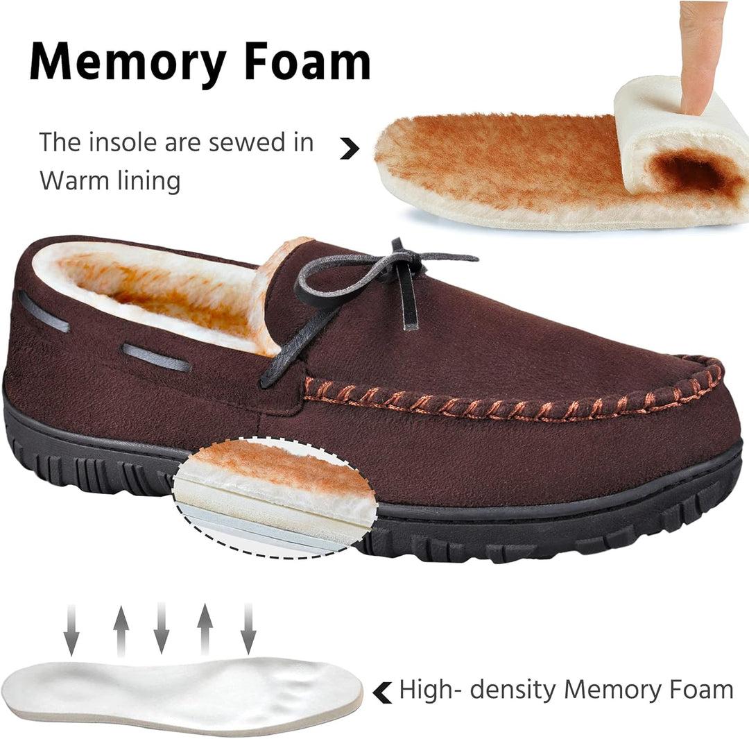 Comfortable Men's Slippers - David-Black (Leather)-8.5-State of Style
