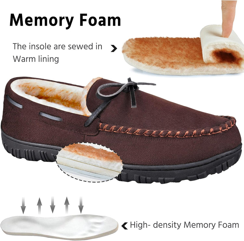 Comfortable Men's Slippers - David-Black (Leather)-8.5-State of Style