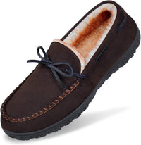 Comfortable Men's Slippers - David-Dark Brown-8.5-State of Style