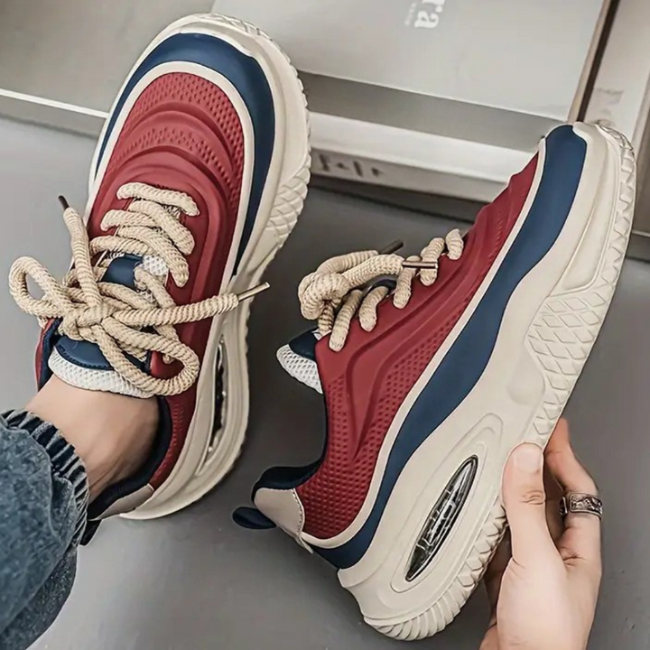 Comfortable Men's Sneakers - Noah-Beige-6-State of Style