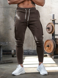 Comfortable Men's Sports Trousers - Max-Brown-S-State of Style