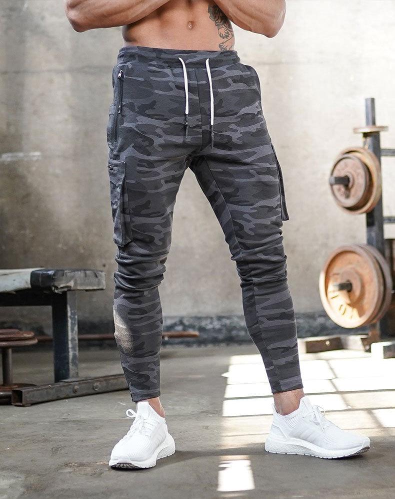 Comfortable Men's Sports Trousers - Max-Camouflage-S-State of Style