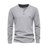 Comfortable Men's Sweater - Arvid-Light grey-S-State of Style