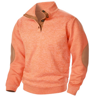 Comfortable Men's Sweater - Lars-Orange-S-State of Style