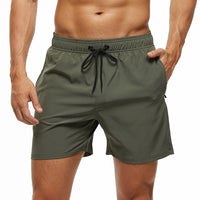 Comfortable Men's Swimming Shorts – Jace-Olive green-S-State of Style