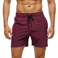 Comfortable Men's Swimming Shorts – Jace-Red-S-State of Style