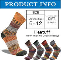 Comfortable Men’s Thermal Socks (5 Pairs) - Kevin-Multicoloured 1-State of Style