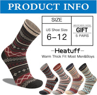Comfortable Men’s Thermal Socks (5 Pairs) - Kevin-Multicoloured 1-State of Style