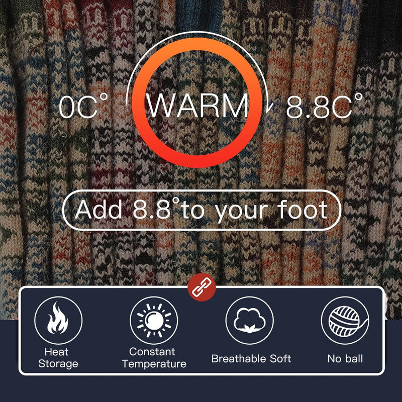 Comfortable Men’s Thermal Socks (5 Pairs) - Kevin-Multicoloured 1-State of Style