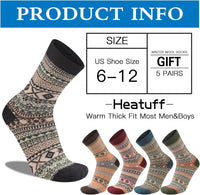 Comfortable Men’s Thermal Socks (5 Pairs) - Kevin-Multicoloured 1-State of Style