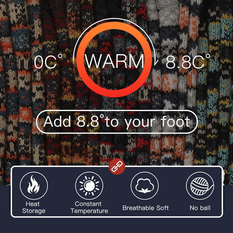 Comfortable Men’s Thermal Socks (5 Pairs) - Kevin-Multicoloured 1-State of Style