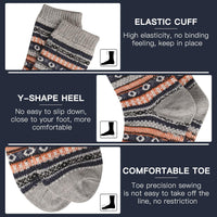Comfortable Men’s Thermal Socks (5 Pairs) - Kevin-Multicoloured 1-State of Style
