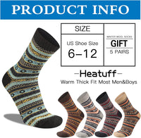 Comfortable Men’s Thermal Socks (5 Pairs) - Kevin-Multicoloured 1-State of Style